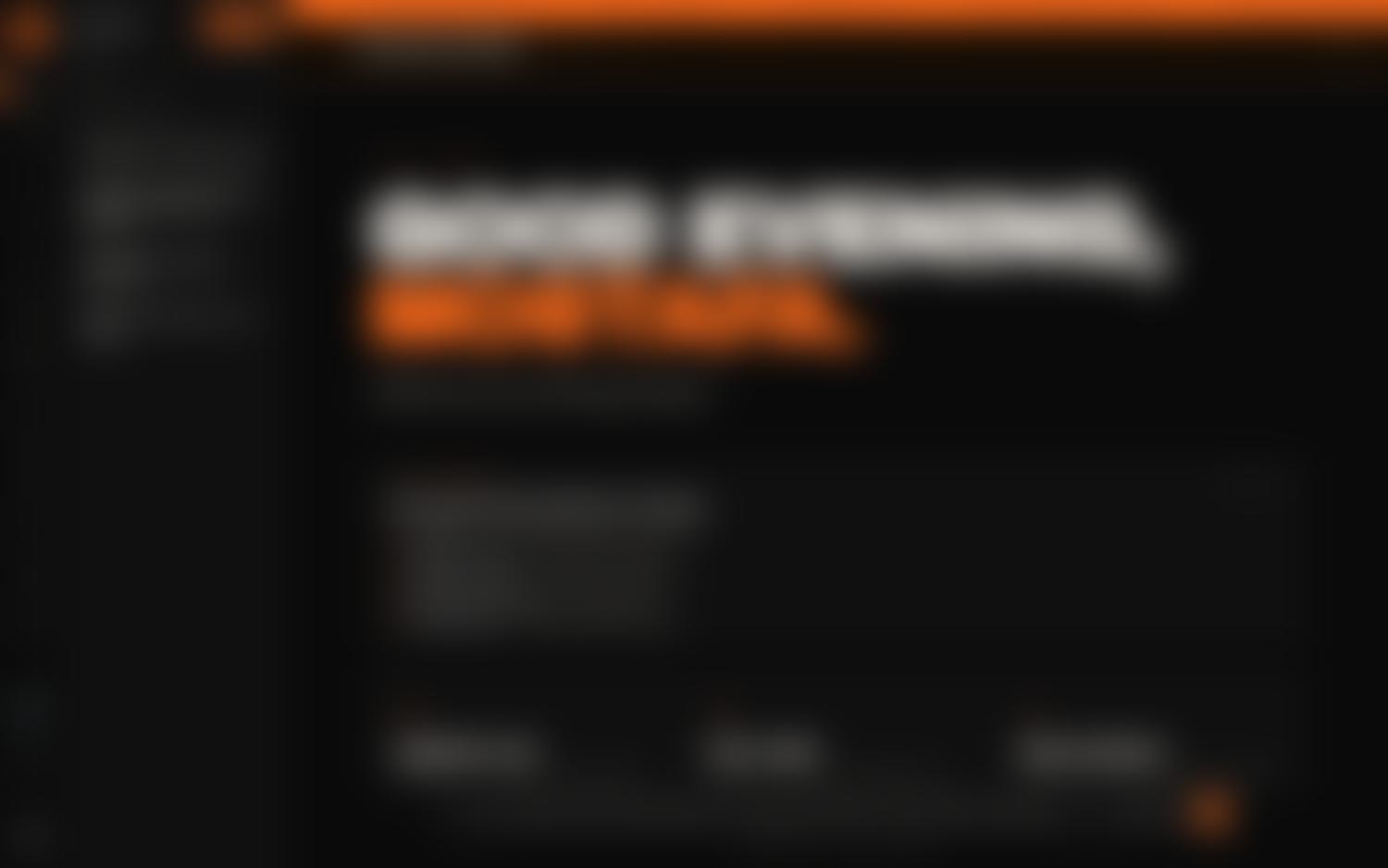 The Awesome Link OS — Studio OS dashboard (blurred preview)