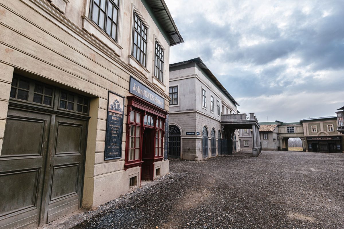 19th-century period street backlot